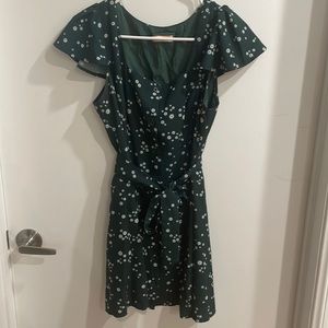 Hello molly green and white floral dress